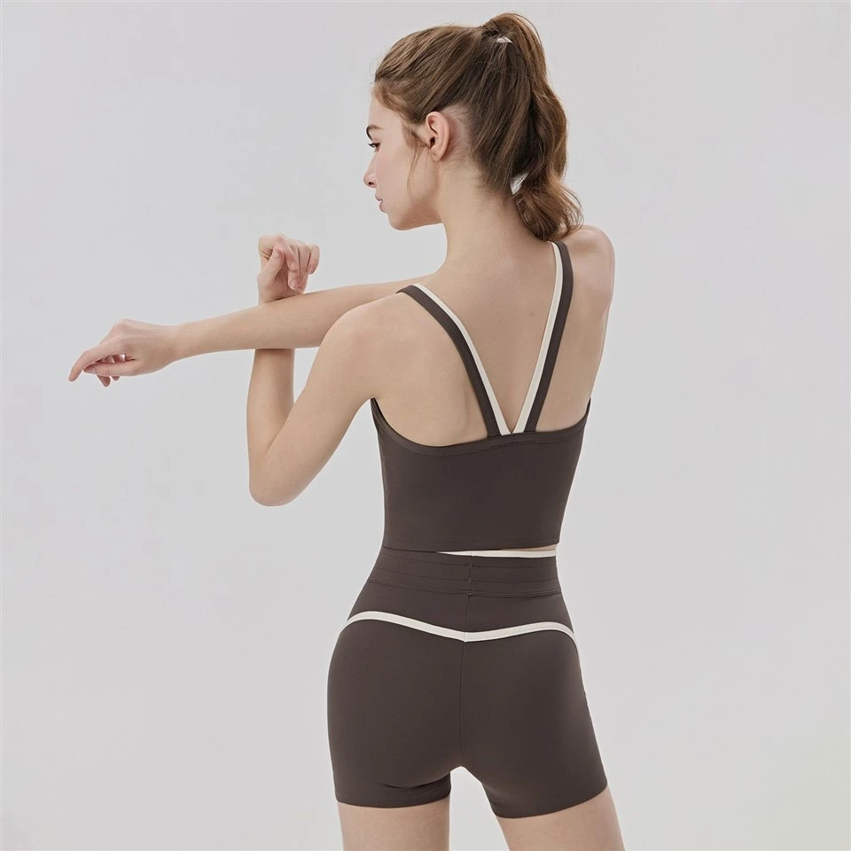 Color Blocking Yoga Workout Sets factory
